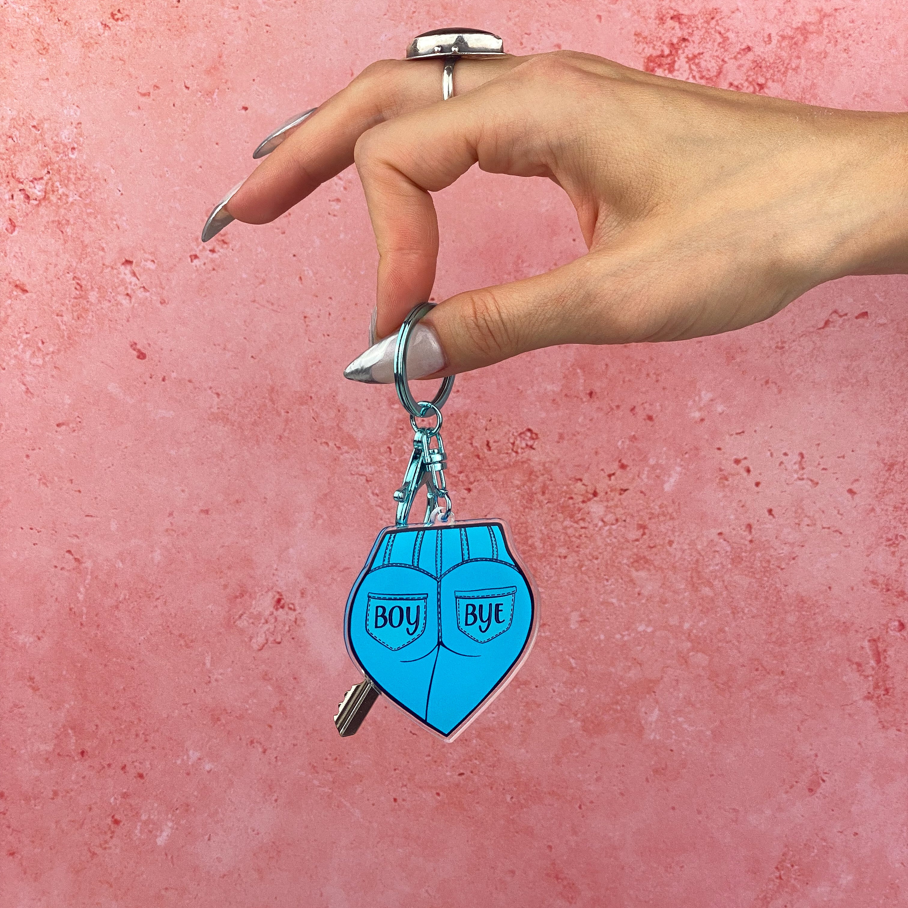 Boy Bye Keychain (Acrylic)