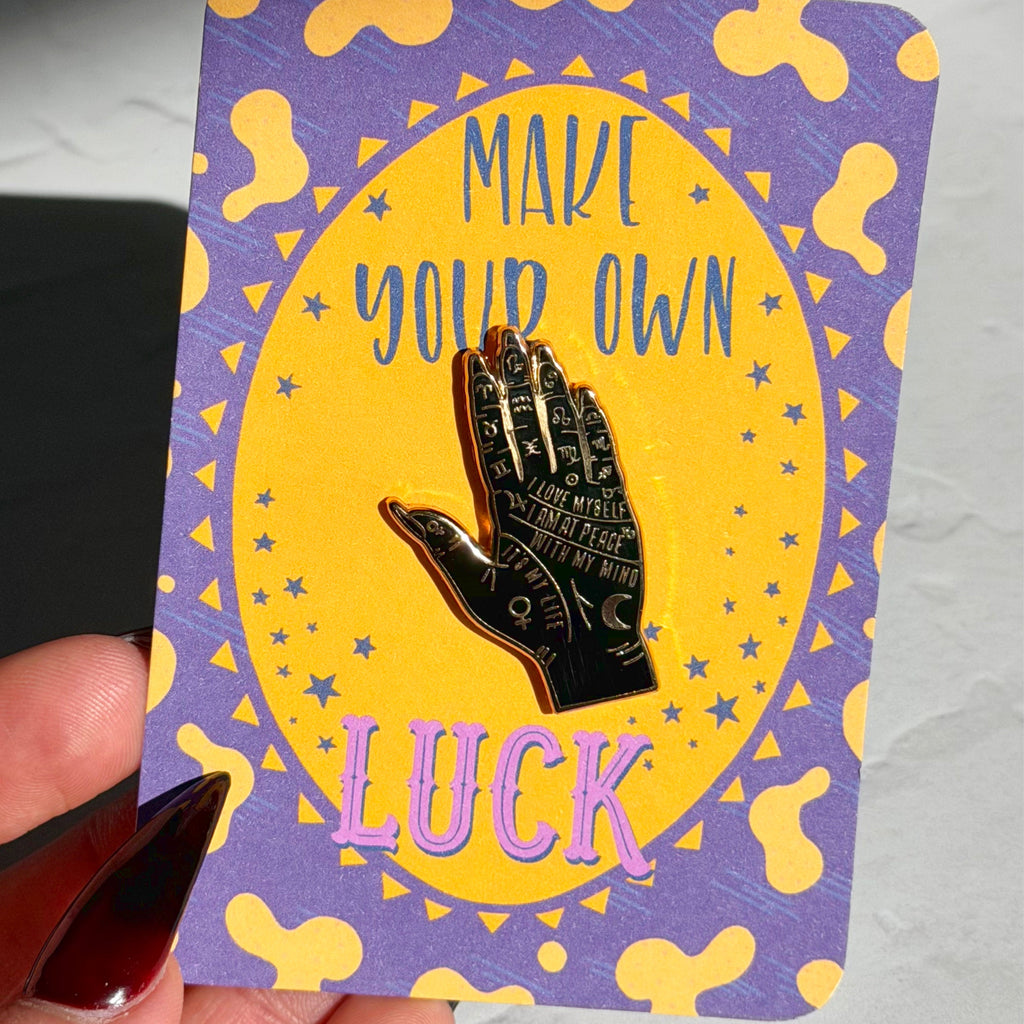 Palm Reading Enamel Pin
