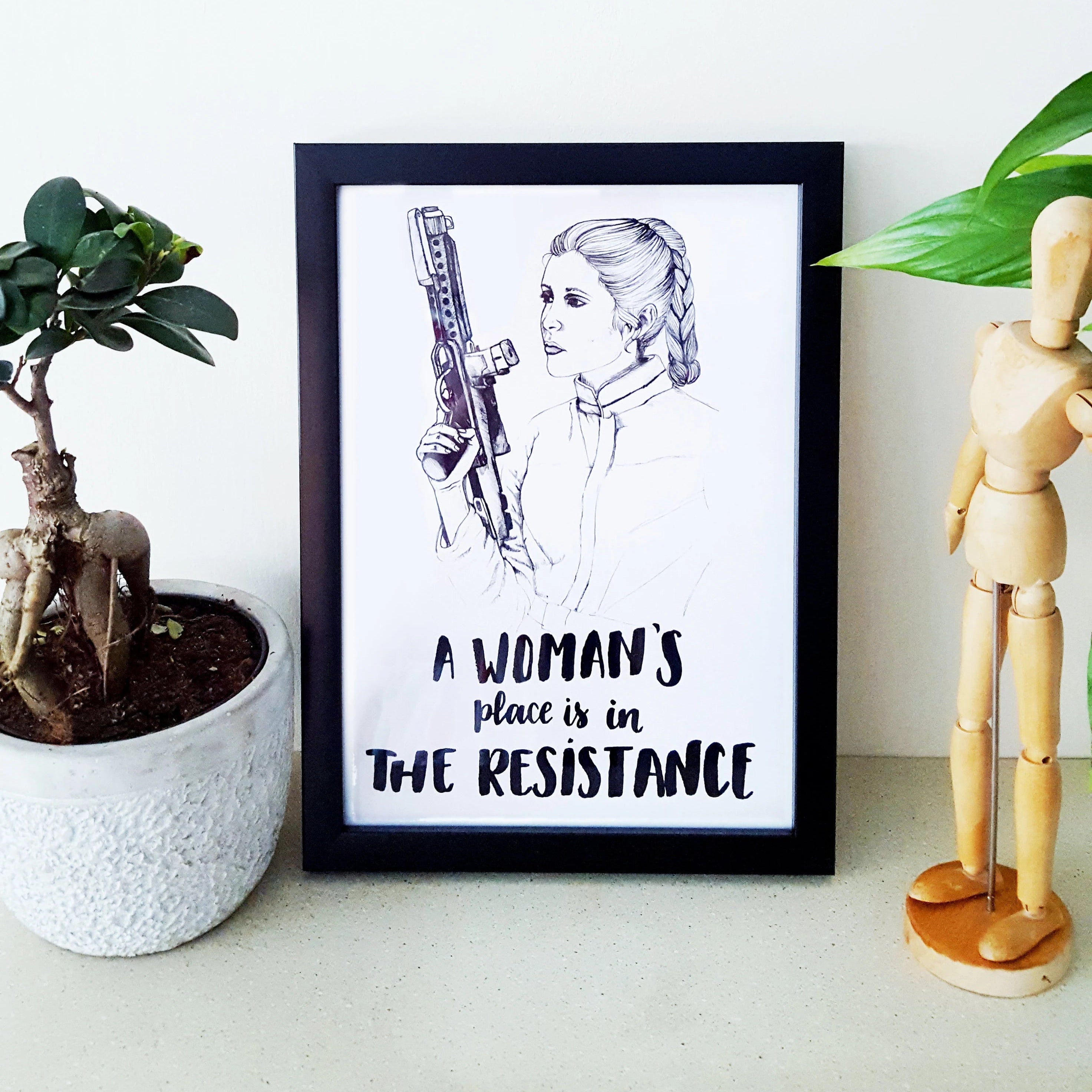 Princess Leia Print – A4